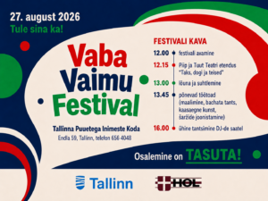 Festivali plakat, millel on ajakava